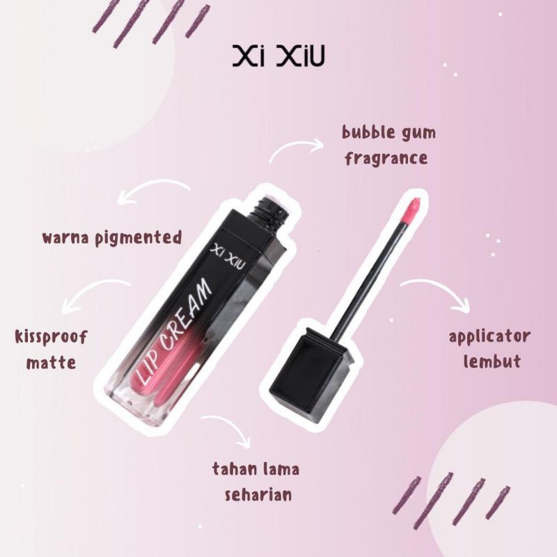 XI XIU LIP CREAM Light Pigmented Matte ~ Lipcream xi xiu