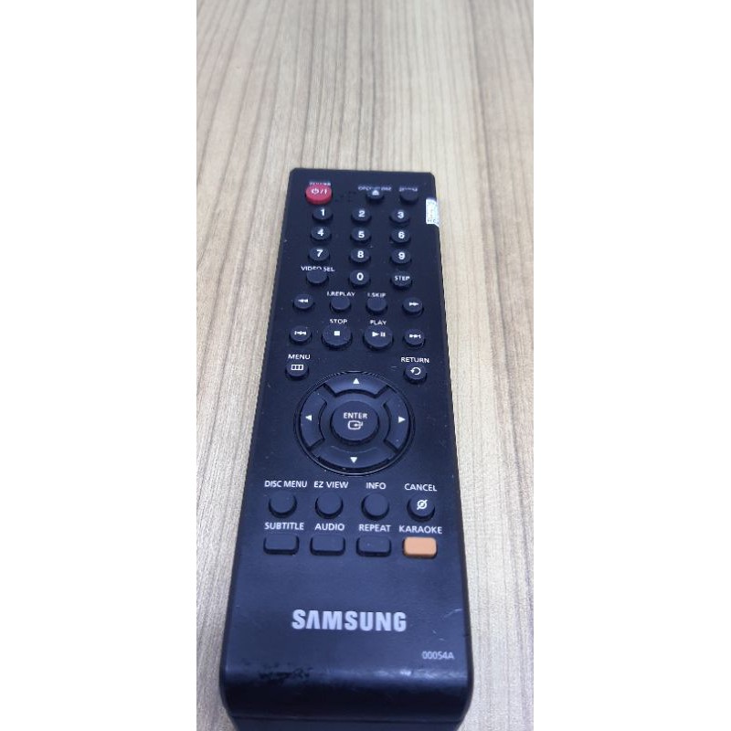 REMOTE REMOT DVD SAMSUNG KARAOKE 00054A ORIGINAL ASLI