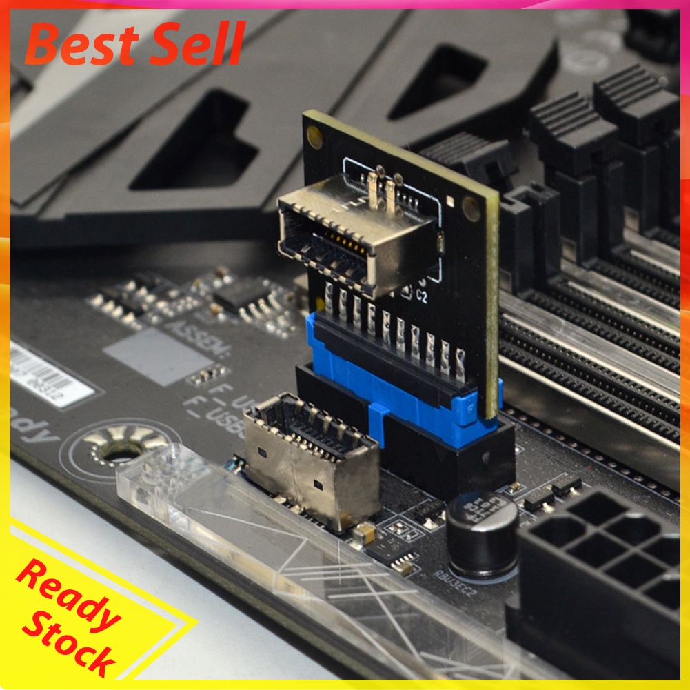 USB 3.1 Type C Front Panel Socket Board USB3.0 19Pin to TYPE-E 20Pin Module