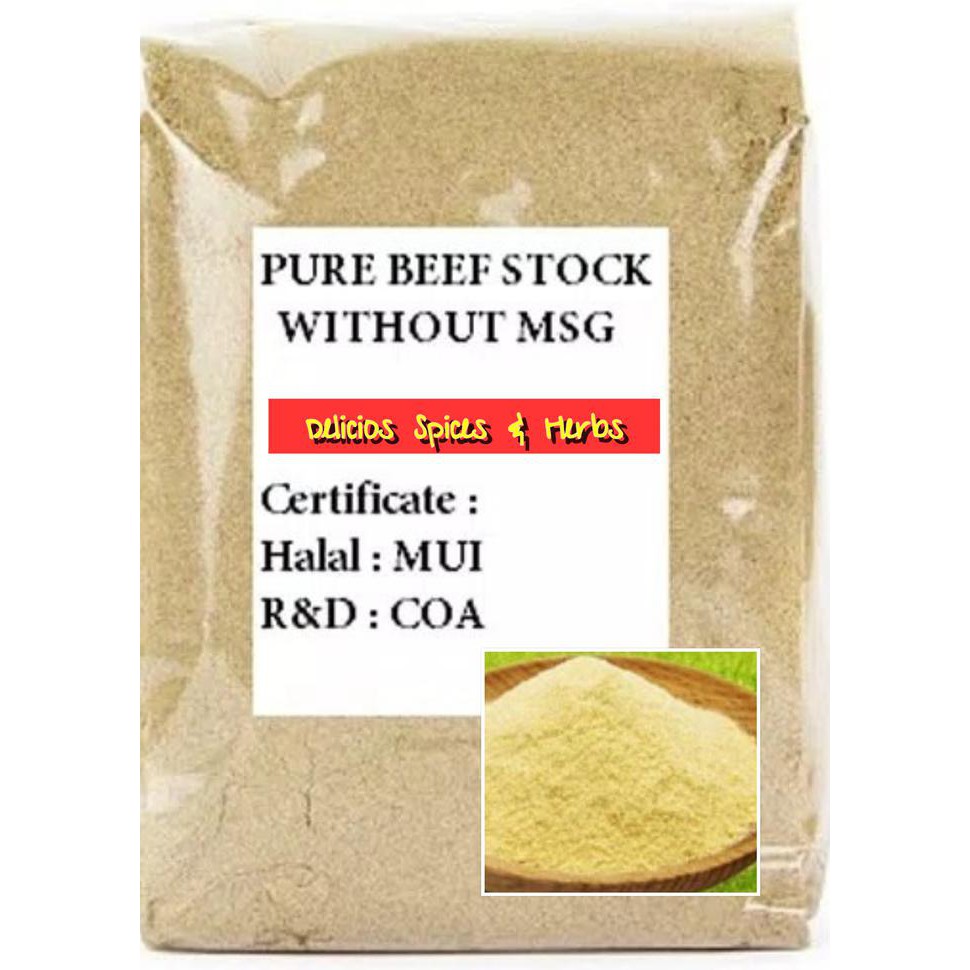 

Produk Terbaik - Kaldu Sapi Asli100% Murni-1Kg/ Pure Beef Extrack Powder Non Msg Halal