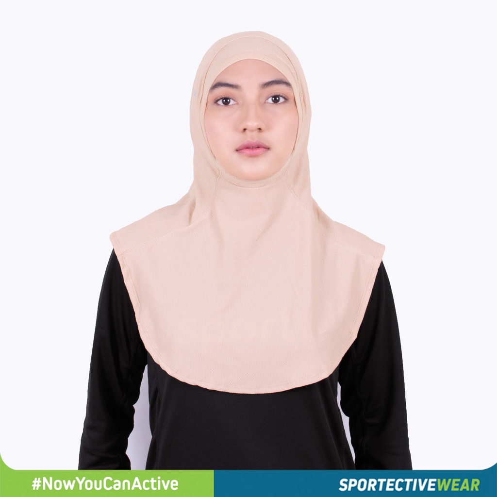 Hijab Jilbab Kerudung Krudung Olahraga senam Sport Sporty Instant Murah Sporte SH 08-5