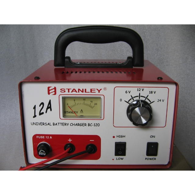 Charger Aki / Accu Merk Stanley (6v-12v-18v-24v)