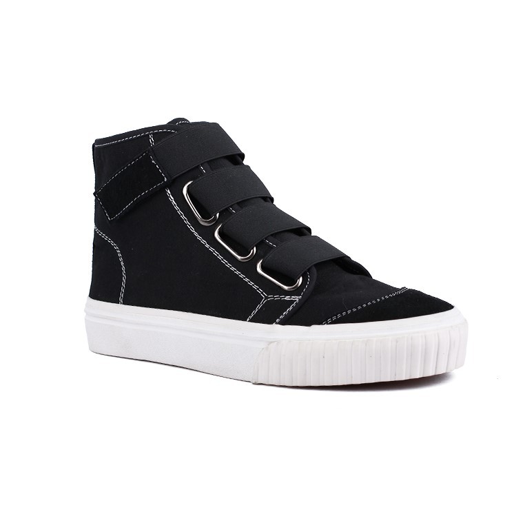 MARX BLACK - Sepatu Kasual Pria Sneakers Casual Cowok Cewek Sepatu Kets Santai Jalan Vulcanized