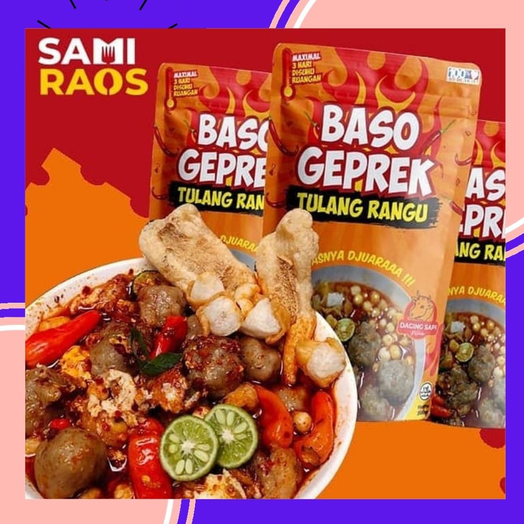 Jual Baso Aci Bakso Aci Geprek Boci Baci Tulang Rangu Baso Aci Instan