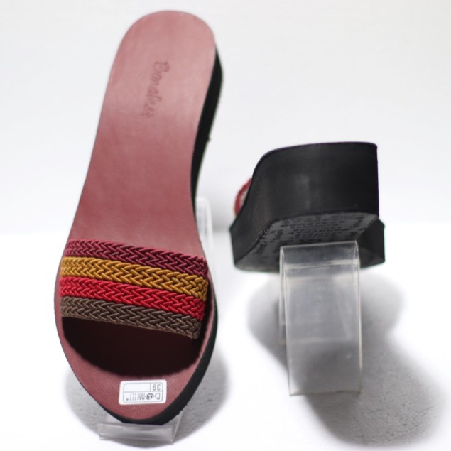 sbm_store - Bonafeet Sandal Wanita Spon Ban Satu Webbing Turki