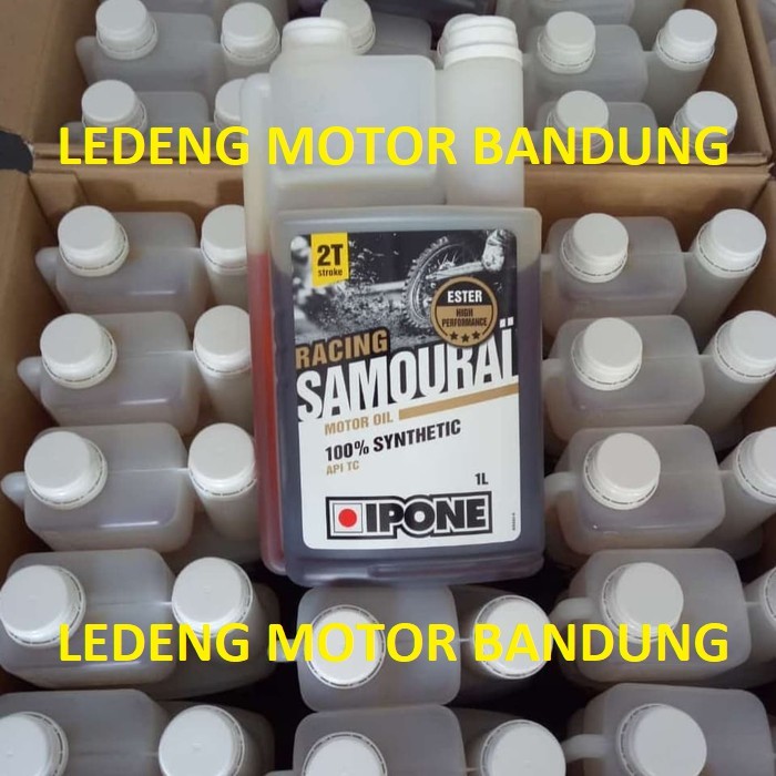 Oil Samping IPONE Samourai Racing 2T Ester Synthetic Motor Oil 1L