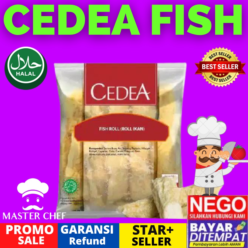 

CEDEA CIDEA FISHROLL 250gr 250 gram FROZEN FOOD ORIGINAL MAKANAN ANAK ANAK JAJANAN RINGAN 2 3 TAHUN