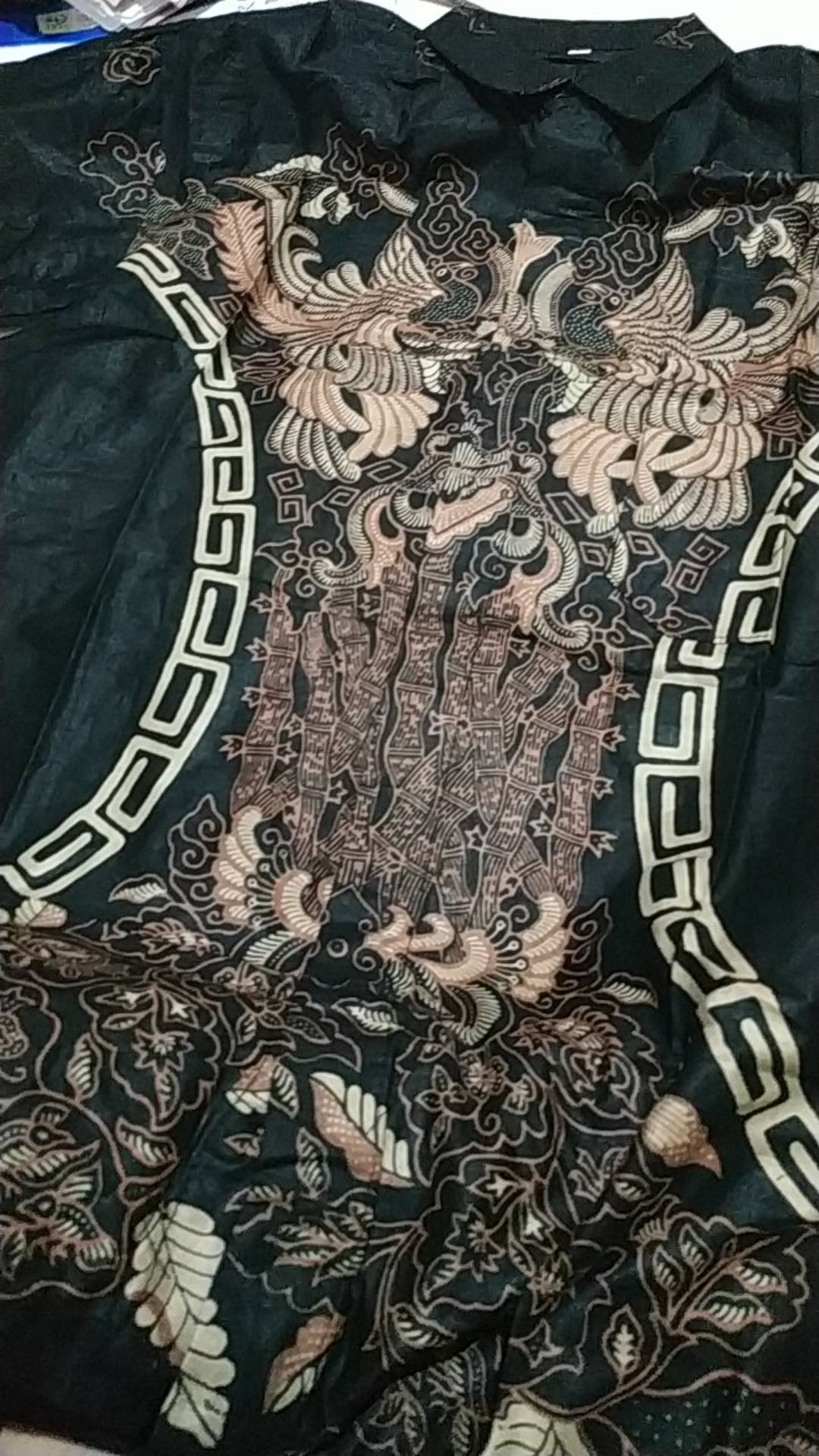 Kemeja Batik Pria Kluwung Hitam Hijau Navy Kemeja Batik Kasual