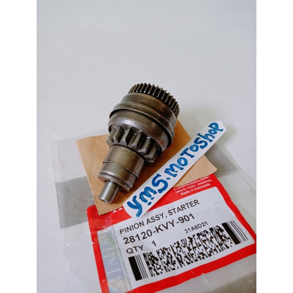 pinion stater beat fi  karbu spacy fi Vario 110 Scoopy fi ORI (kvy)