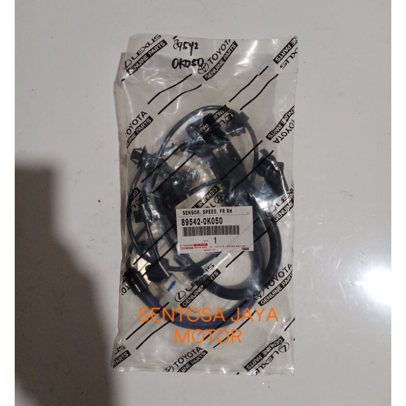 SENSOR ABS/SENSOR SPEED DEPAN KANAN TOYOTA ALL NEW INNOVA INOVA REBORN 2016 UP 89542-0K050 ORIGINAL