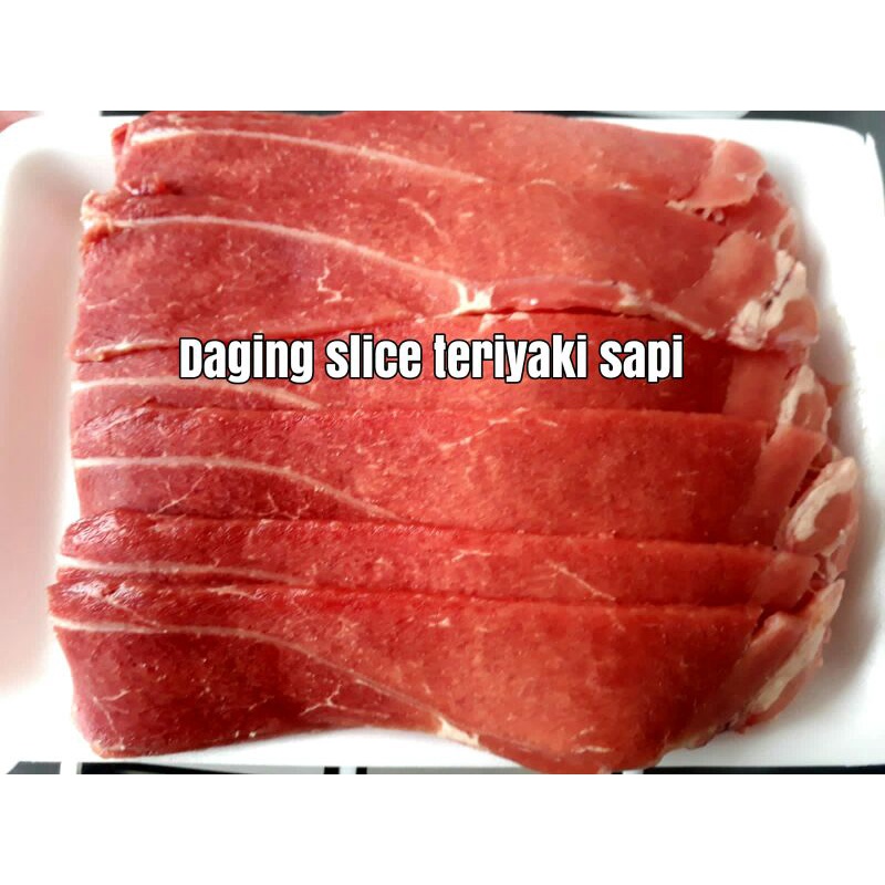 

Daging slice teriyaki sapi 500 gr