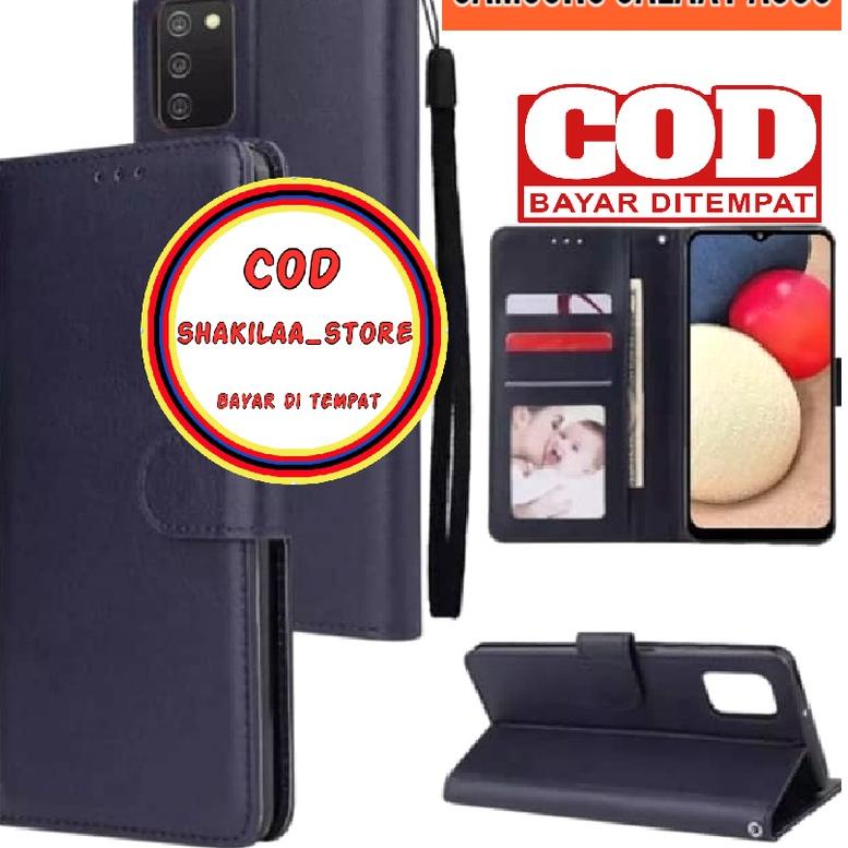 Terbaru.. CASE FLIP CASE KULIT FOR SAMSUNG GALAXY A03s - CASING DOMPET - FLIP COVER LEATHER- SARUNG 