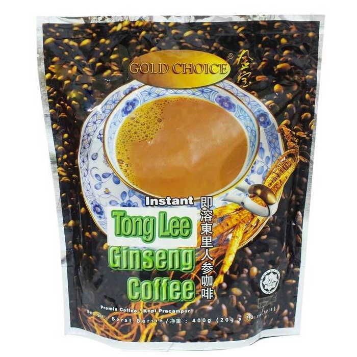 

{HALAL} Tong Lee Gingseng Coffee Gold Choice 400gr / Kopi Gingseng Malaysia Tongkat Ali isi 20's