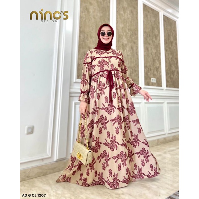 GAMIS NINOS DESIGN BAHAN CRINGKEL JAGUAR