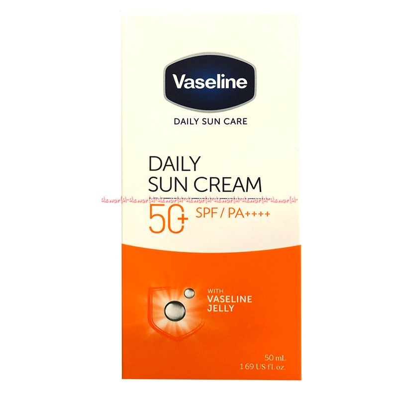 Vaseline Daily Sun Cream SPF 50 Vaseline Jelly 50ml Sunblock Sun Block Sun Blok Bisa dipakai Setiap