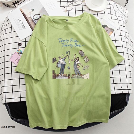 Kaos Korean Drama Twenty Five Twenty One Aesthetic S-XXXL Dewasa dan Anak