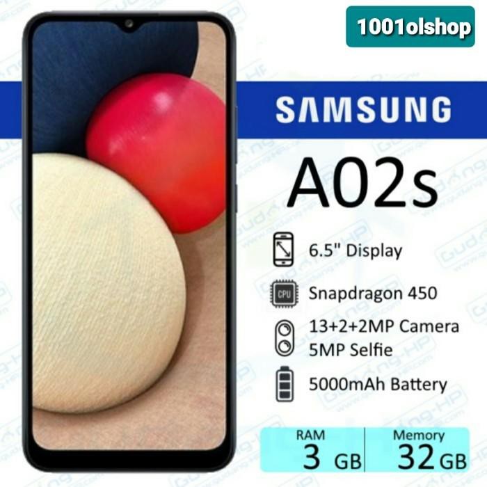 tablet mantap coy.... Samsung Galaxy A02s 3gb/32gb Garansi Resmi - Biru