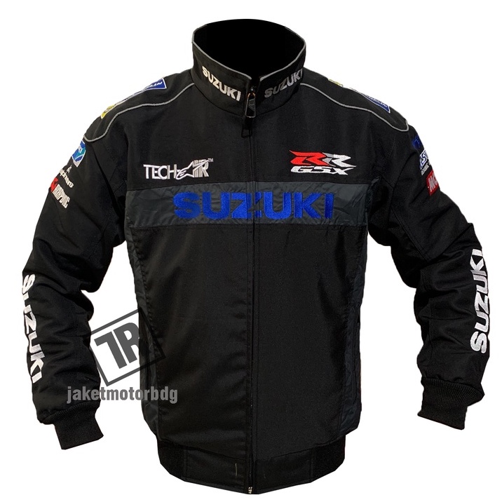 Jaket Motor Riding Bomber Alpine SUZUKI GSX Team