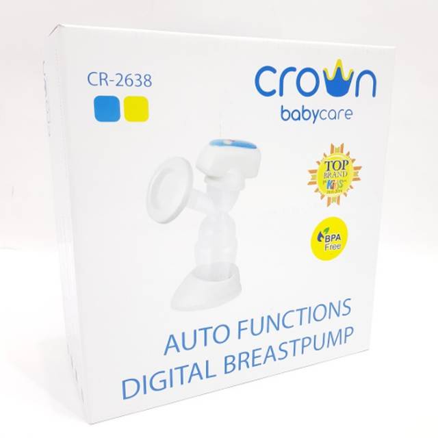 Crown Baby Care Breast Pump Auto Functions Digital CR 2638 / Pompa Asi Elektrik Crown CR 2638