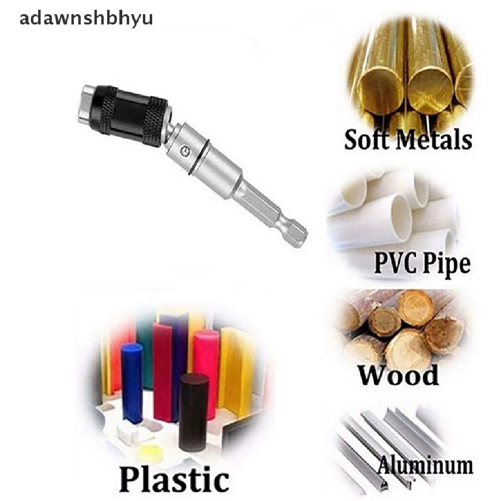 Adawnshbhyu Screw Drill Tip Magnetic 1/4&quot; Hex Quick Change Locking Bit Holder Guide Pivot