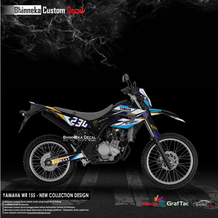 DECAL STICKER SUPER PREMIUM WR 155 MONSTER