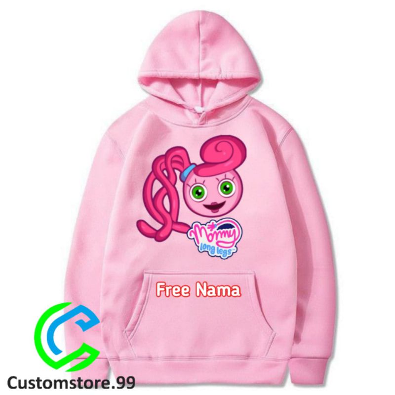 JAKET HOODIE ANAK MOMMY LONG LEGS POPPY PLAYTIME TERBARU BAHAN TEBAL