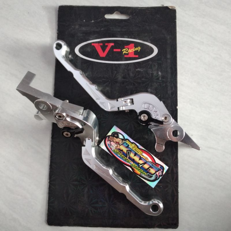 Handle rem V1 nmax vixion ninja 250 cnc almunium 1set sepasang