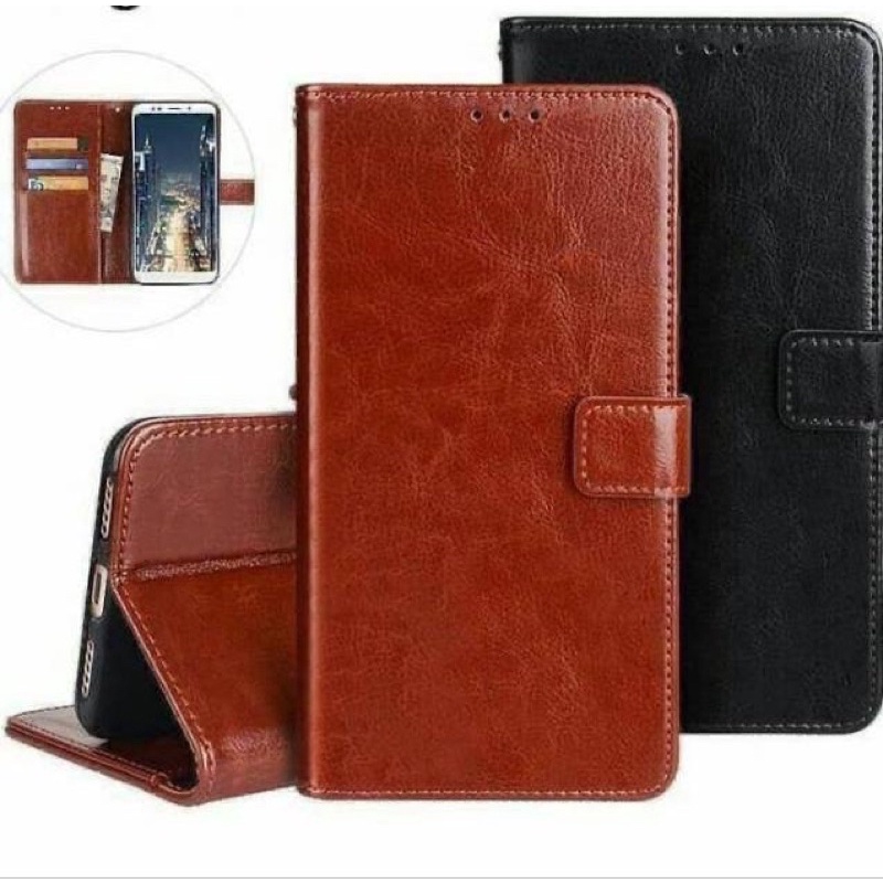 Flip Cover Wallet Redmi 9A / Redmi 9C / Redmi 9T Premium Leather Case
