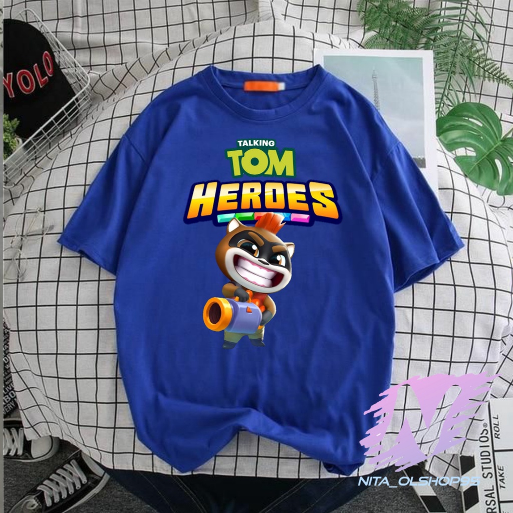 KAOS ANAK MY TALKING TOM HEROES