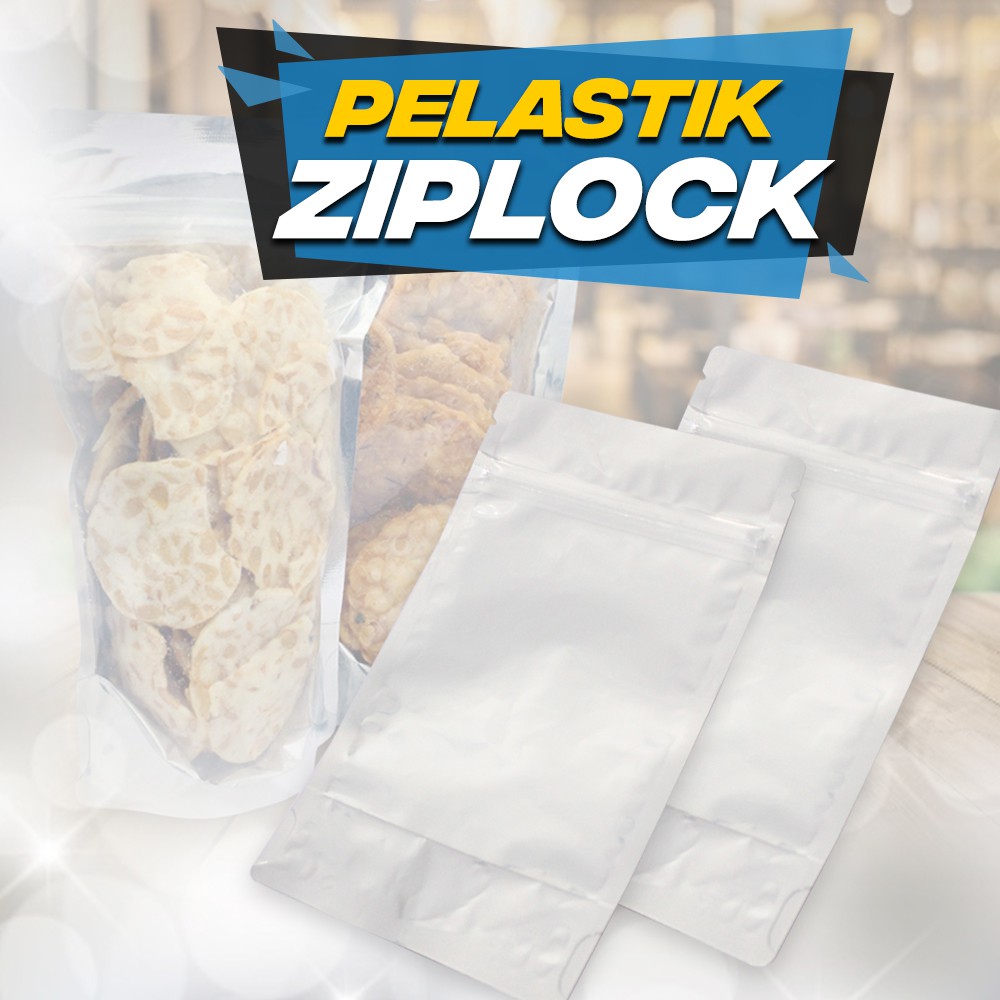 Klip Plastik Packing Ziplock Putih Serbaguna