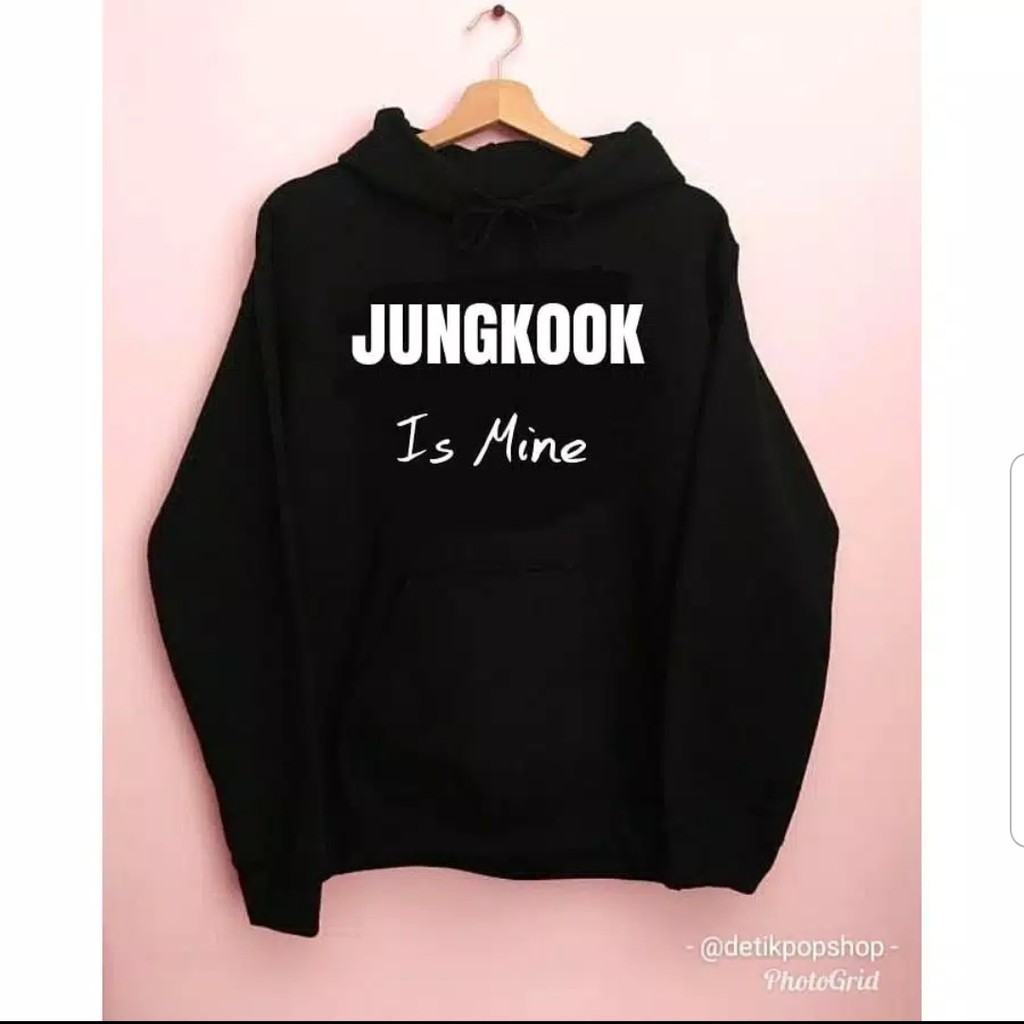 MURAH!!! Hoodie Sweater JUNGKOOK is mine sk1283 JIMIN JIN JHOPE RM SUGA TAEHYUNG KPOP