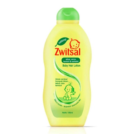 ZWITSAL Natural Baby HAIR LOTION 100ml / 200ml | Almond / Aloe Vera Kemiri &amp; Seledri