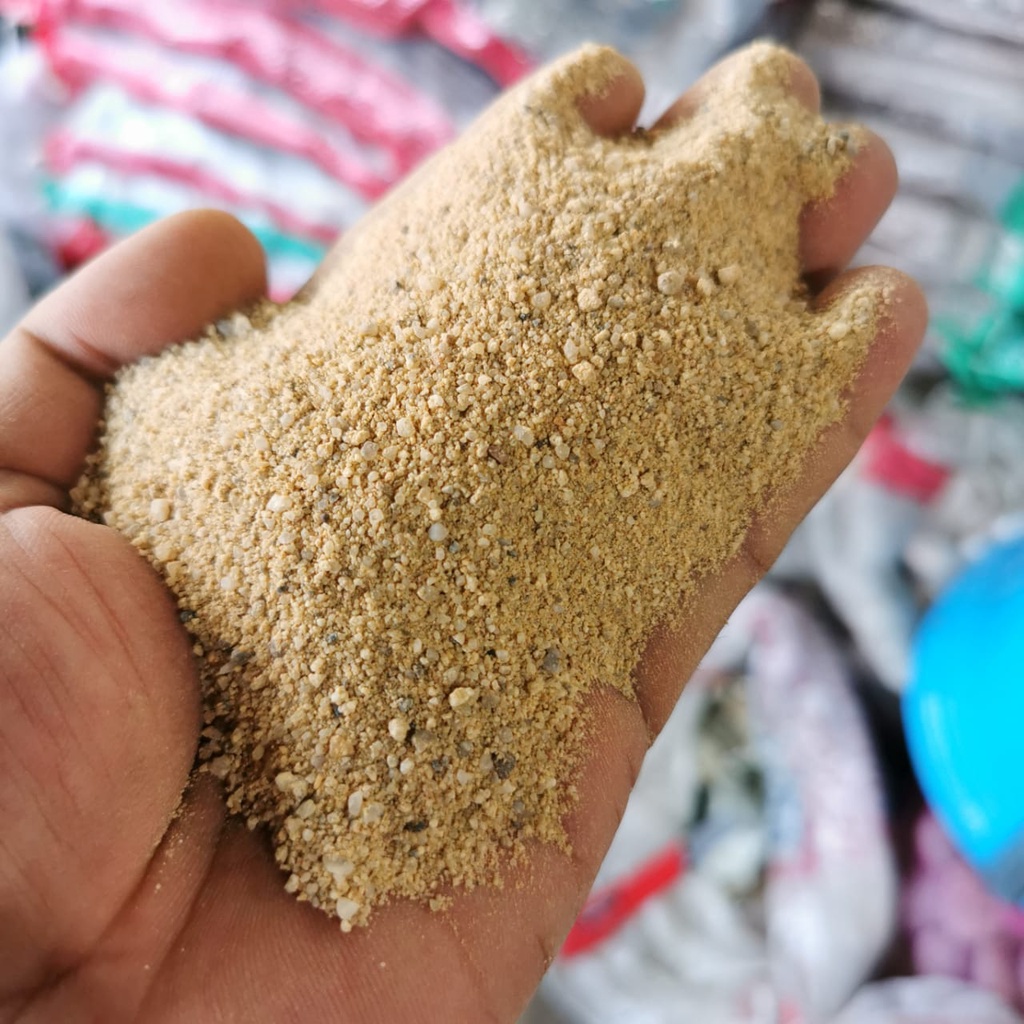 pasir yamaya halus 1KG / pasir silika kuning / pasir cosmetic aquascape aquarium pasir hias