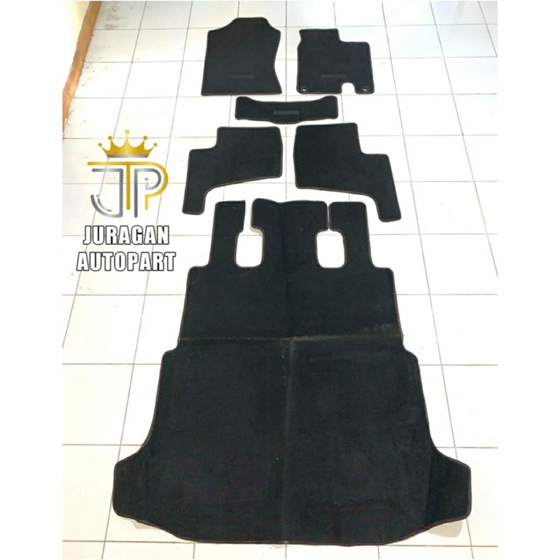 Karpet Mobil Bludru Toyota Rush 2015 - 2017 Original Stok Lama