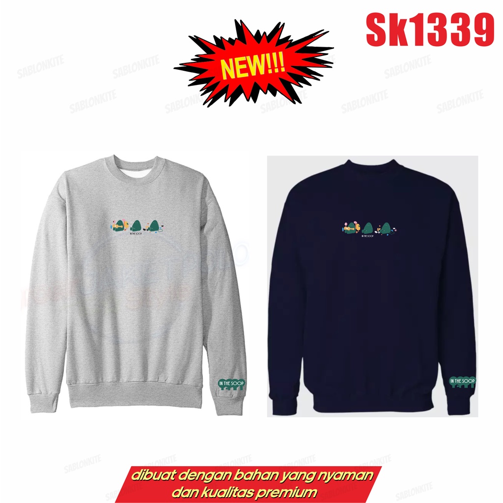 MURAH!!! SWEATER HOODIE KPOP IN THE SOOP 2 3LOGO SK1339 UNISEX FLEECE