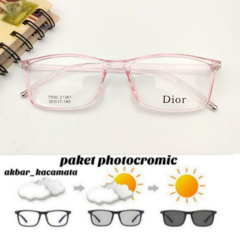 KACAMATA21361 POTOCROMIC kacamata minus wanita