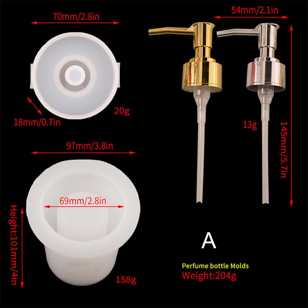 Cetakan Resin Nanas Dekorasi Rumah Kerajinan DIY Botol Parfum Epoxy Casting Silicone Molds