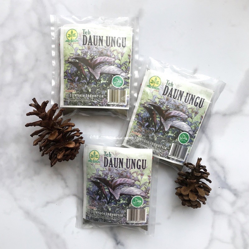 

DAUN UNGU [BPOM ✅] / UNGU SERBUK / ATASI WASIR / Herbal At-tiin