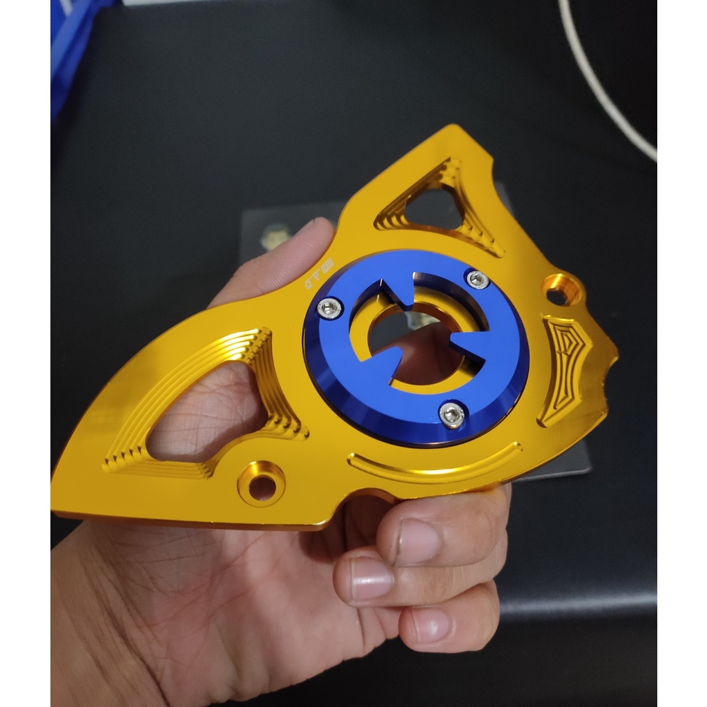 Pelindung Tutup Cover Gear Motor Vixion Old New R15 Xabre Full Cnc Impor Thailand