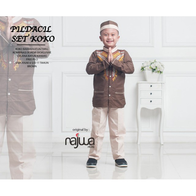 Setelan Koko Anak Pildacil ORI NAJWA