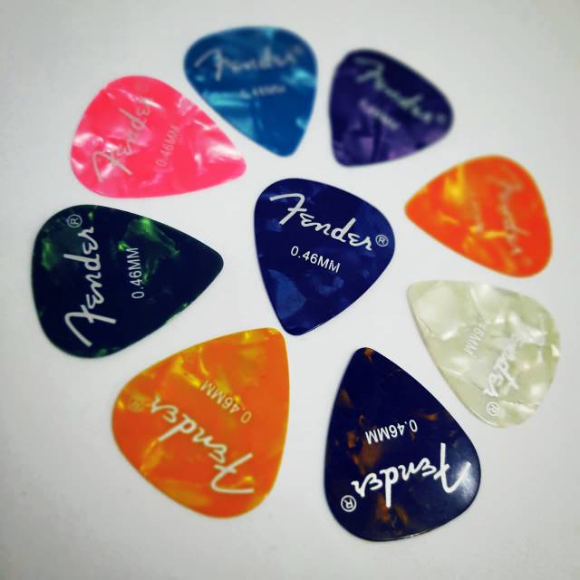 Pick Gitar &amp; Ukulele Fender Ukuran 0.46MM