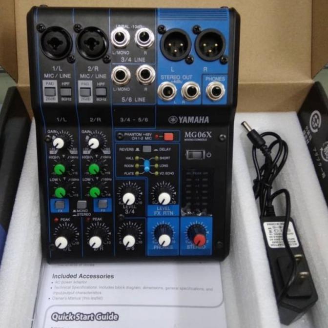 MIXER AUDIO YAMAHA 6 CHANNEL MG 06 Star Seller