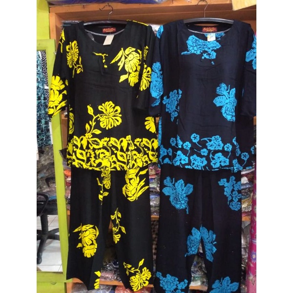 Setelan Celana Batik Cap Copar Ukuran STANDAR| Daster Batik Cap Copar|Motif RANDOM