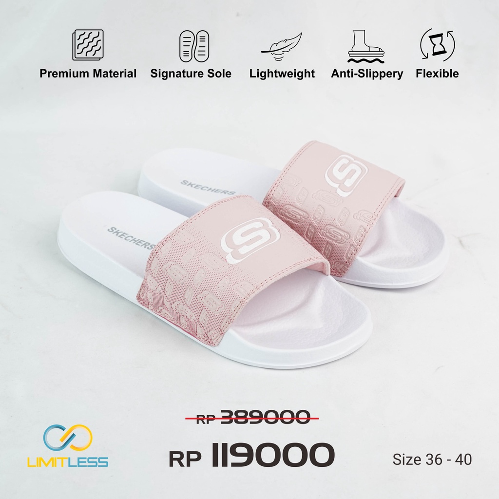 Sandal Wanita  Selop Sandal Slip On Cewek Empuk Sandal Cewek Slop Ringan Kekinian Terbaru