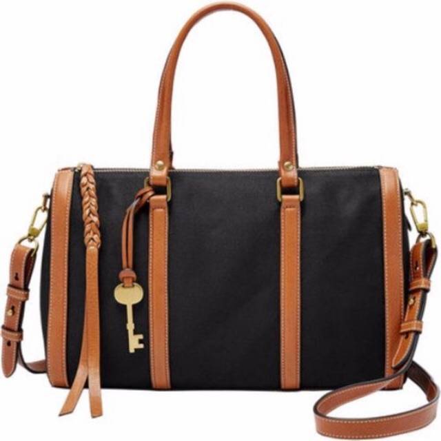 Fossil kendall satchell black preloved