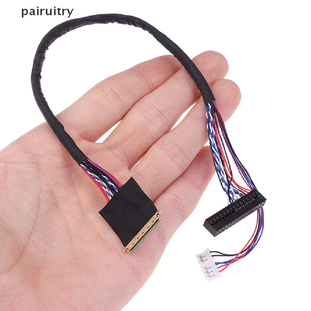 1pc Kabel Layar LCD LVDS LED 40 Pin 1 Channel 6 Bit Untuk Display