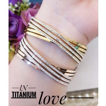 TiTanium gelang wanita ioe298484