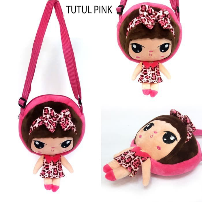Tas Selempang Dompet ANAK - TUTUL PINK