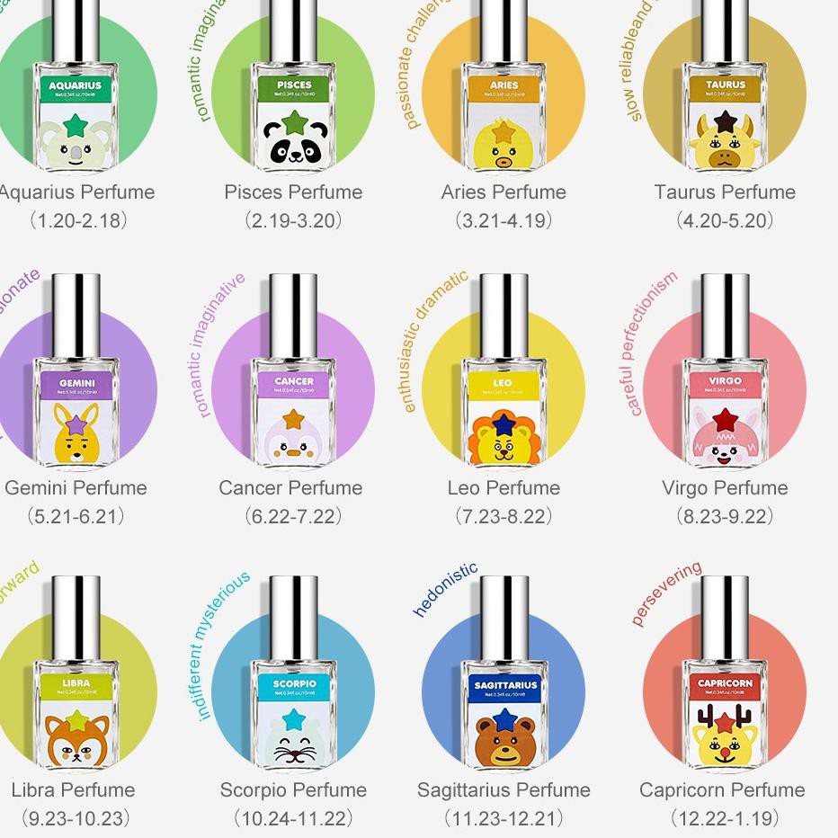 TAKASIHMURAH Miniso Official Zodiak Parfum Wanita & Pria 10 ml EDP Perfume /  Parfume Cewek