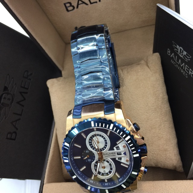 BALMER sapphire tali rantai variasi warna pria B 7980 MR original 100%